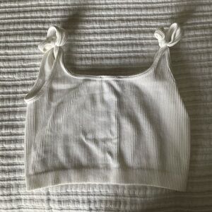 Zara White Tank Top